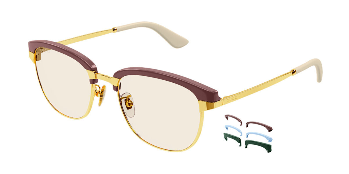 Image of Gucci GG1132S 002 53 Lunettes De Soleil Homme Dorées FR