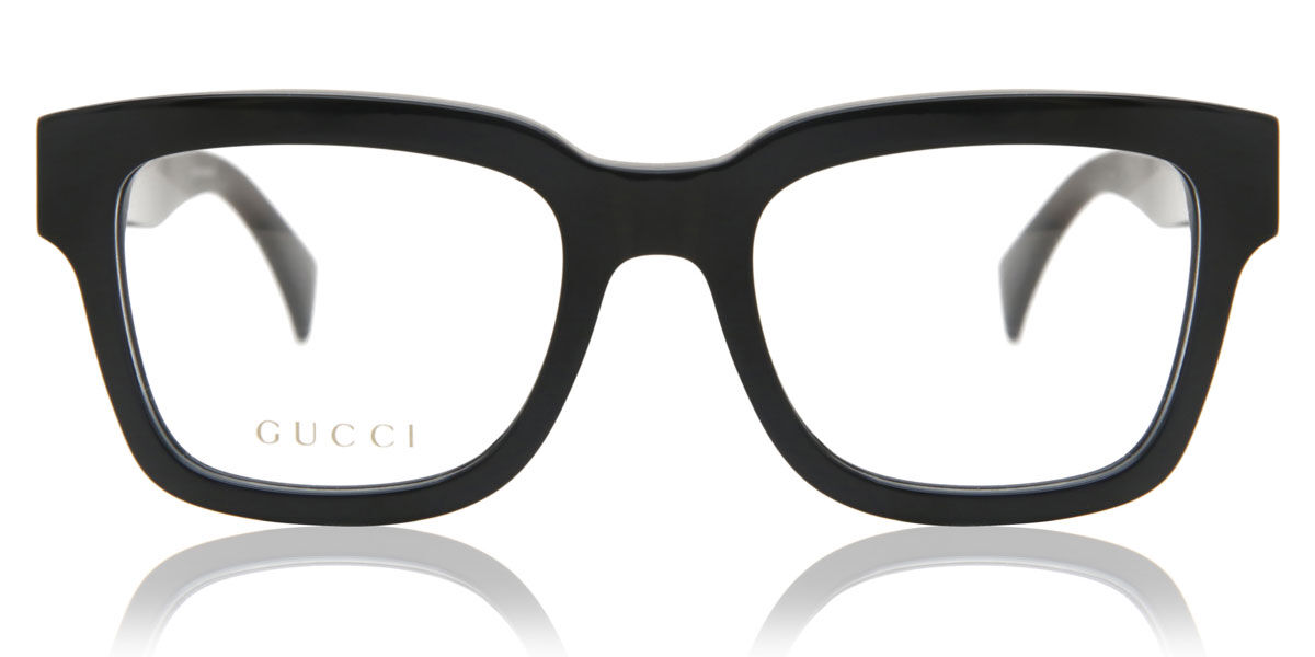 Image of Gucci GG1138O 001 Óculos de Grau Pretos Masculino PRT