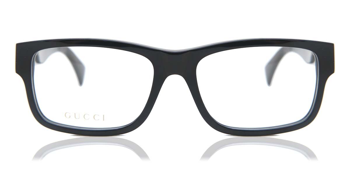 Image of Gucci GG1141O 001 Óculos de Grau Pretos Masculino PRT