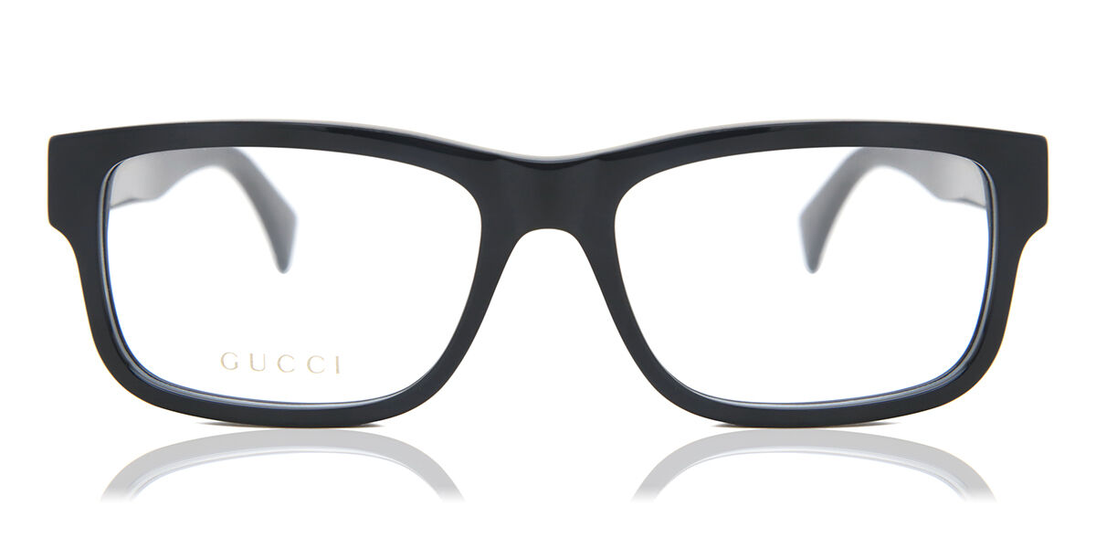 Image of Gucci GG1141O 004 Óculos de Grau Pretos Masculino PRT