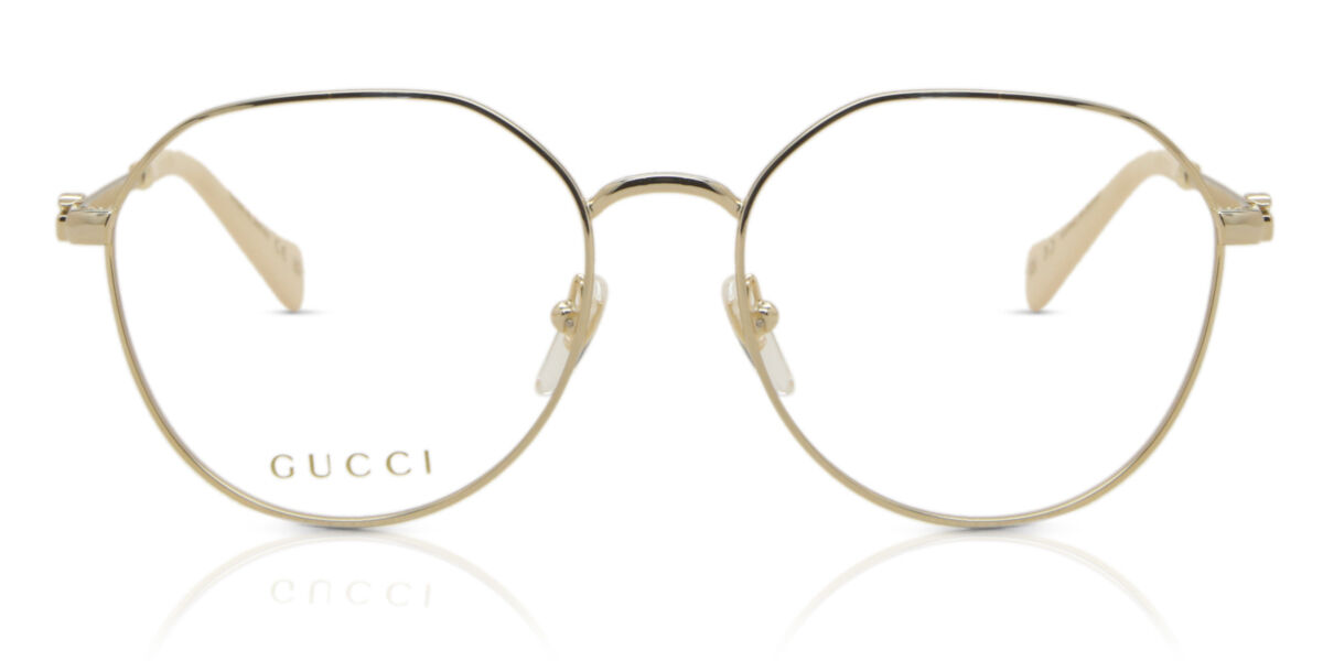 Image of Gucci GG1145O 003 Óculos de Grau Dourados Feminino PRT