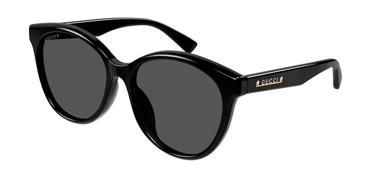 Image of Gucci GG1171SK Asian Fit Polarized 001 Óculos de Sol Pretos Feminino PRT