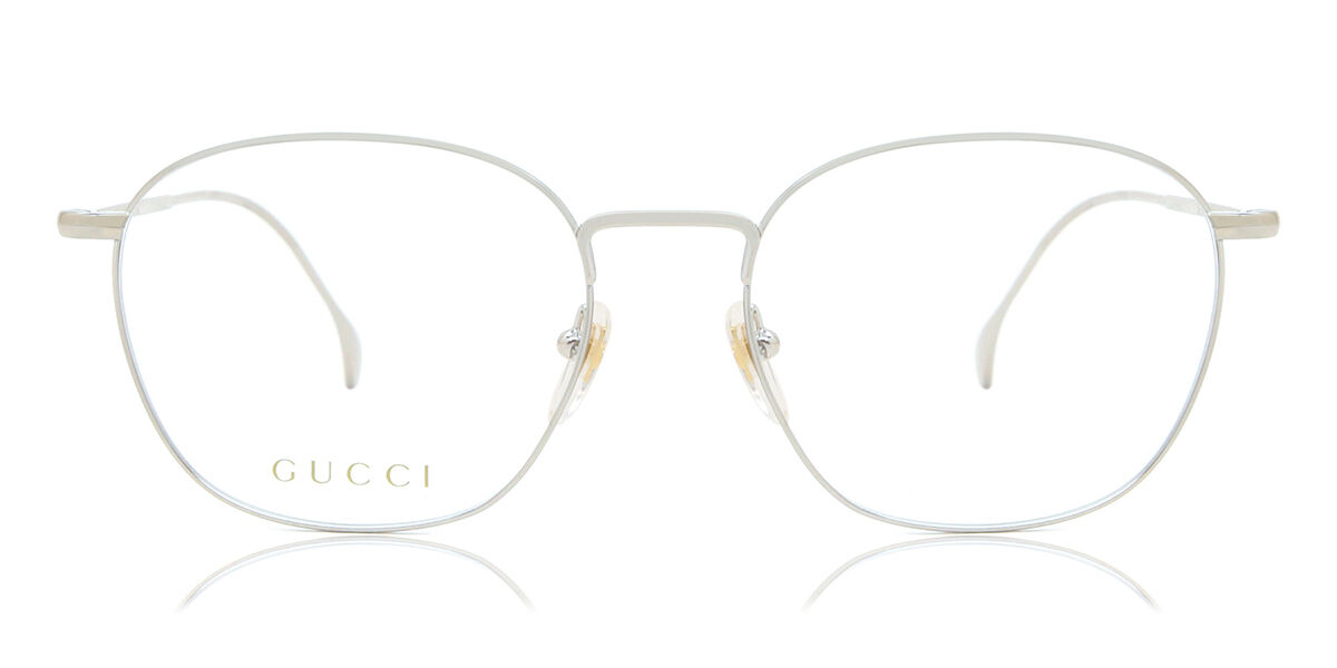 Image of Gucci GG1186O 004 Óculos de Grau Prata Masculino BRLPT