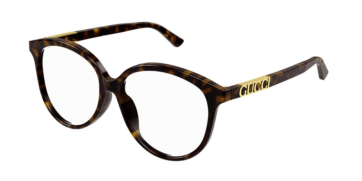 Image of Gucci GG1194OA Asian Fit 002 55 Tortoiseshell Damskie Okulary Korekcyjne PL