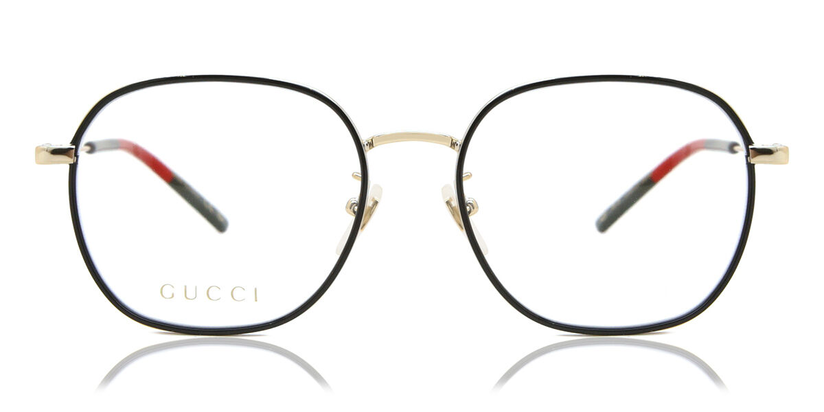 Image of Gucci GG1198OA Formato Asiático 001 Óculos de Grau Dourados Masculino BRLPT