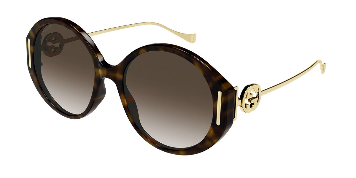 Image of Gucci GG1202SK Asian Fit 003 Óculos de Sol Tortoiseshell Feminino PRT