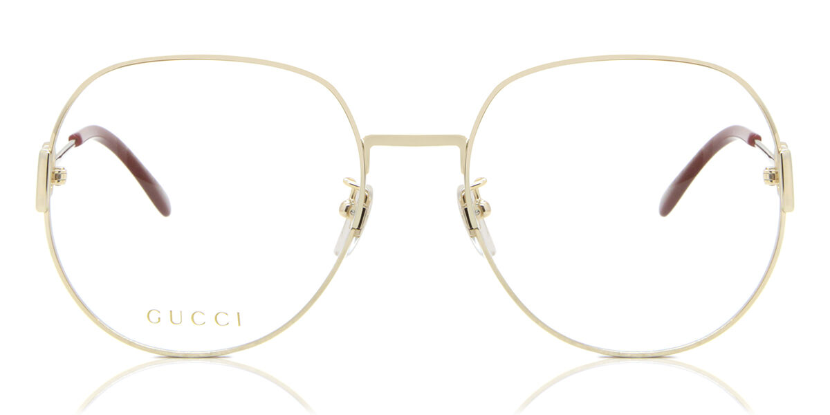 Image of Gucci GG1208O 001 Óculos de Grau Dourados Feminino BRLPT
