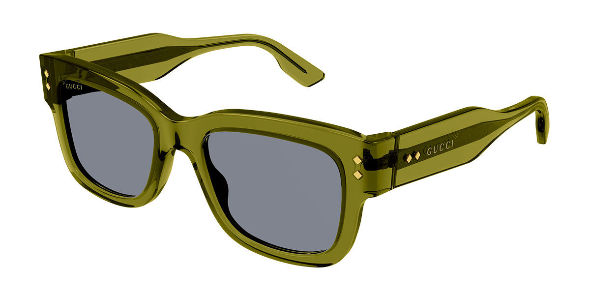 Image of Gucci GG1217S 004 Óculos de Sol Verdes Masculino BRLPT