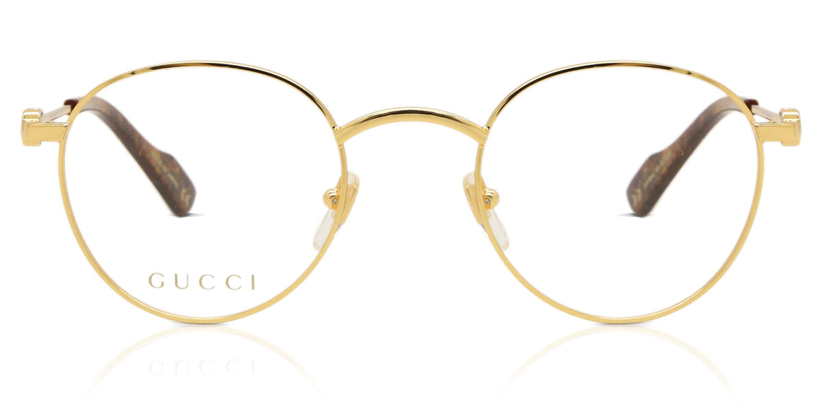 Image of Gucci GG1222O 003 Óculos de Grau Dourados Masculino PRT
