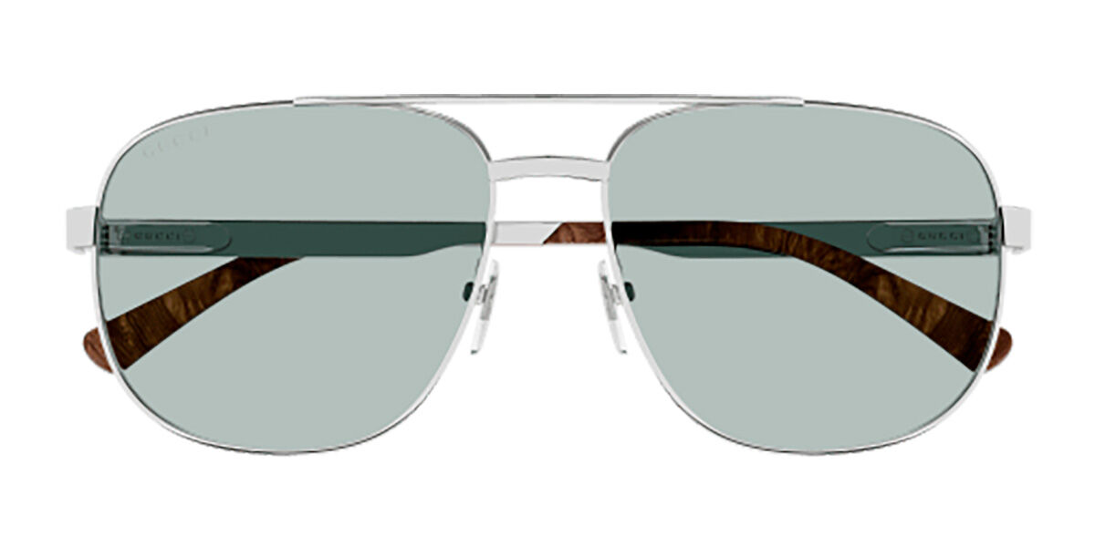 Image of Gucci GG1223S 004 60 Lunettes De Soleil Homme Argentées FR