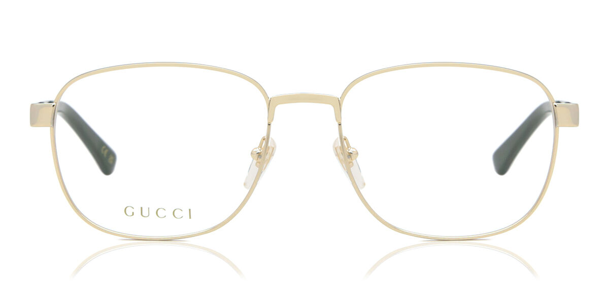 Image of Gucci GG1225O 002 Óculos de Grau Dourados Masculino PRT