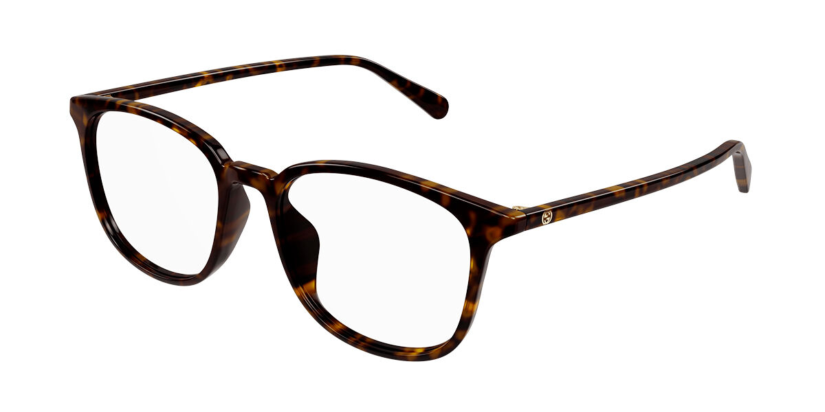 Image of Gucci GG1230OA Asian Fit 001 Óculos de Grau Tortoiseshell Masculino PRT