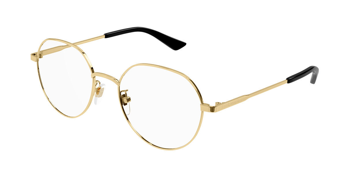 Image of Gucci GG1232OA Asian Fit 002 Óculos de Grau Dourados Masculino PRT