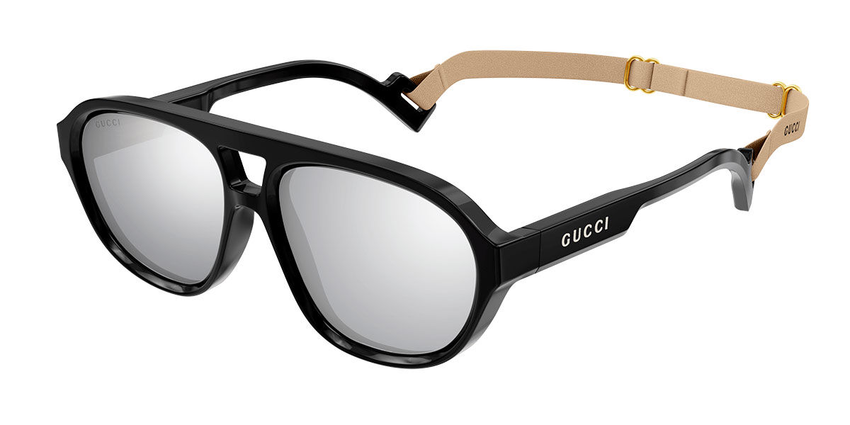 Image of Gucci GG1239S 002 Óculos de Sol Pretos Masculino PRT