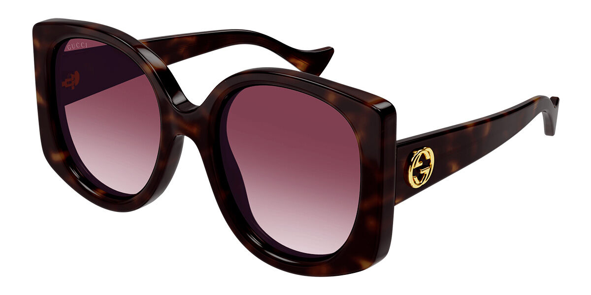 Image of Gucci GG1257SA Asian Fit 003 Óculos de Sol Tortoiseshell Feminino PRT