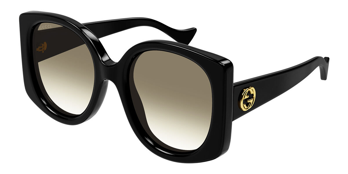 Image of Gucci GG1257SA Asian Fit 004 Óculos de Sol Pretos Feminino PRT