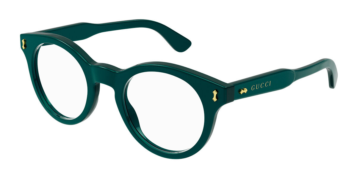 Image of Gucci GG1266O 003 Óculos de Grau Verdes Masculino BRLPT