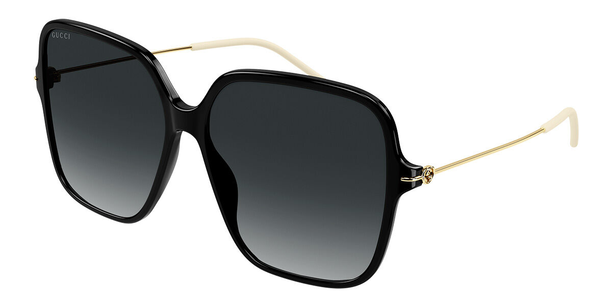 Image of Gucci GG1267SA Asian Fit 001 Óculos de Sol Pretos Feminino PRT