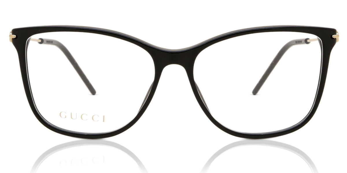 Image of Gucci GG1272O 001 Óculos de Grau Pretos Feminino PRT