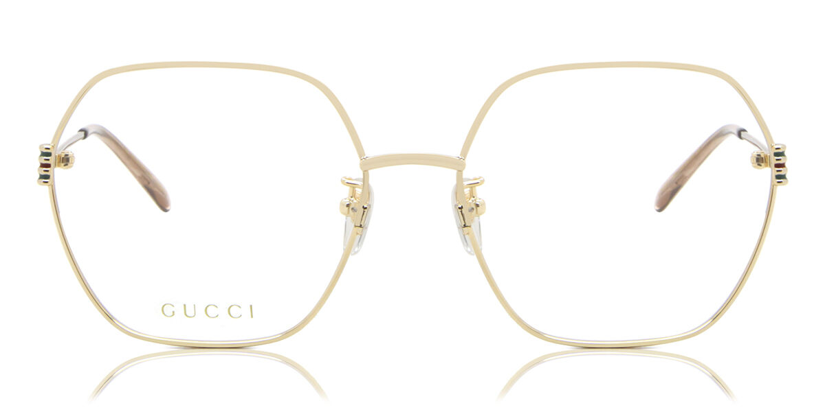 Image of Gucci GG1285O 001 Óculos de Grau Dourados Feminino BRLPT