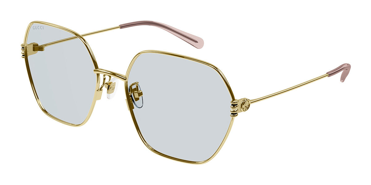 Image of Gucci GG1285SA Asian Fit 004 Óculos de Sol Dourados Feminino PRT