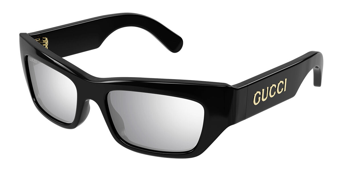Image of Gucci GG1296S 002 Óculos de Sol Pretos Masculino PRT
