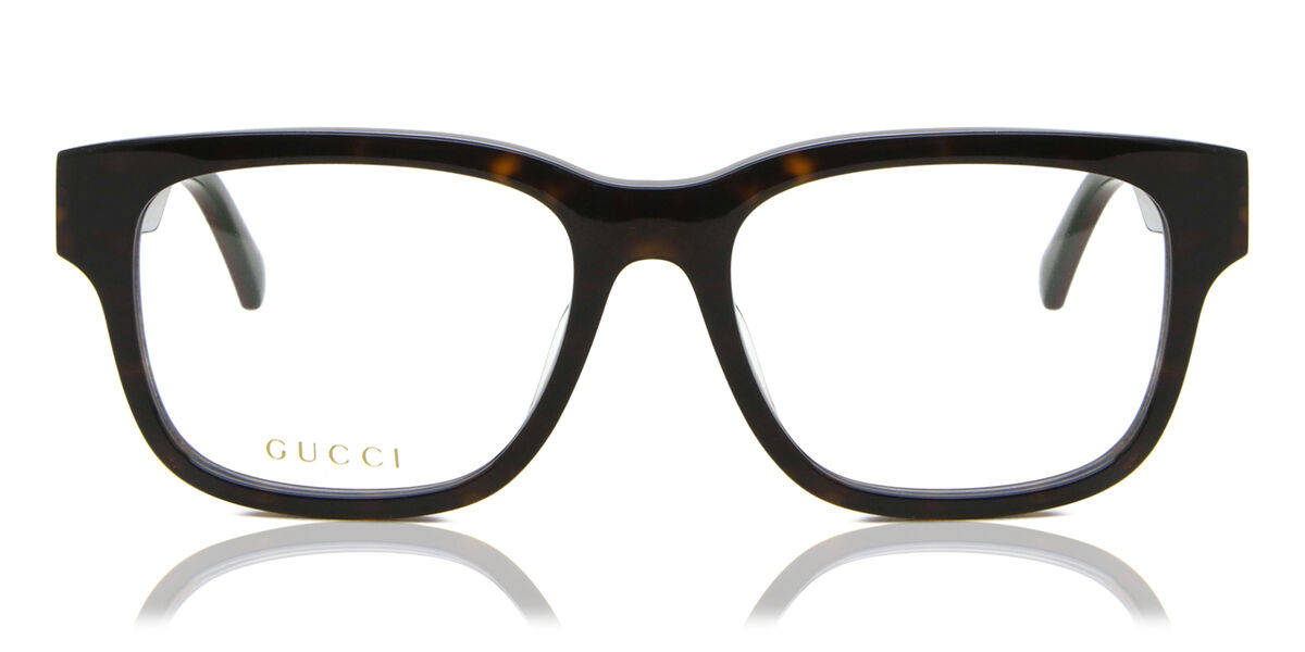 Image of Gucci GG1303O 005 Óculos de Grau Tortoiseshell Masculino BRLPT