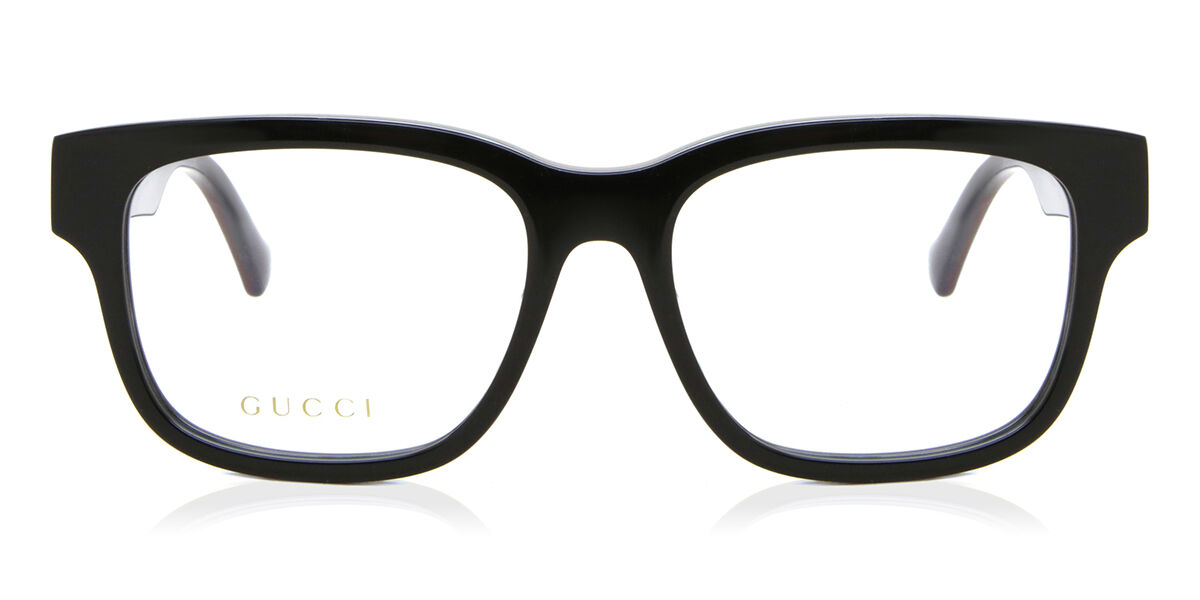 Image of Gucci GG1303O 006 Óculos de Grau Pretos Masculino PRT