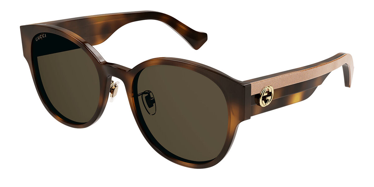 Image of Gucci GG1304SK Asian Fit 003 Óculos de Sol Tortoiseshell Feminino PRT