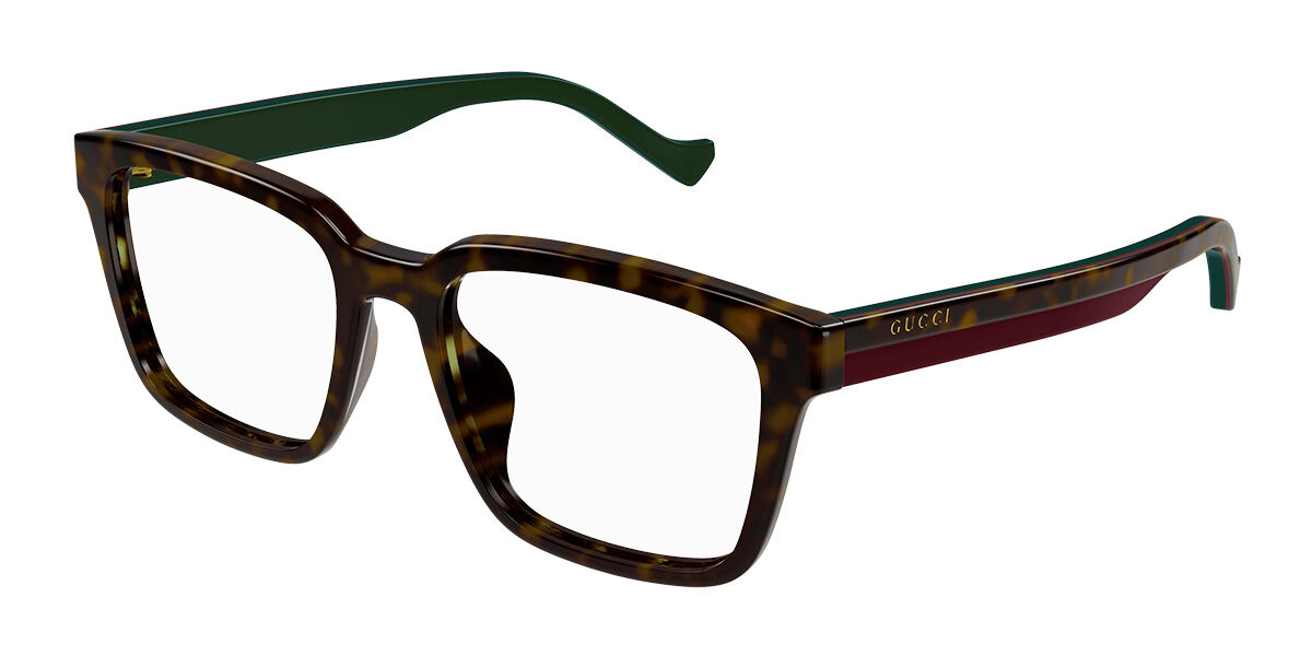 Image of Gucci GG1306OA Formato Asiático 002 Óculos de Grau Tortoiseshell Masculino BRLPT