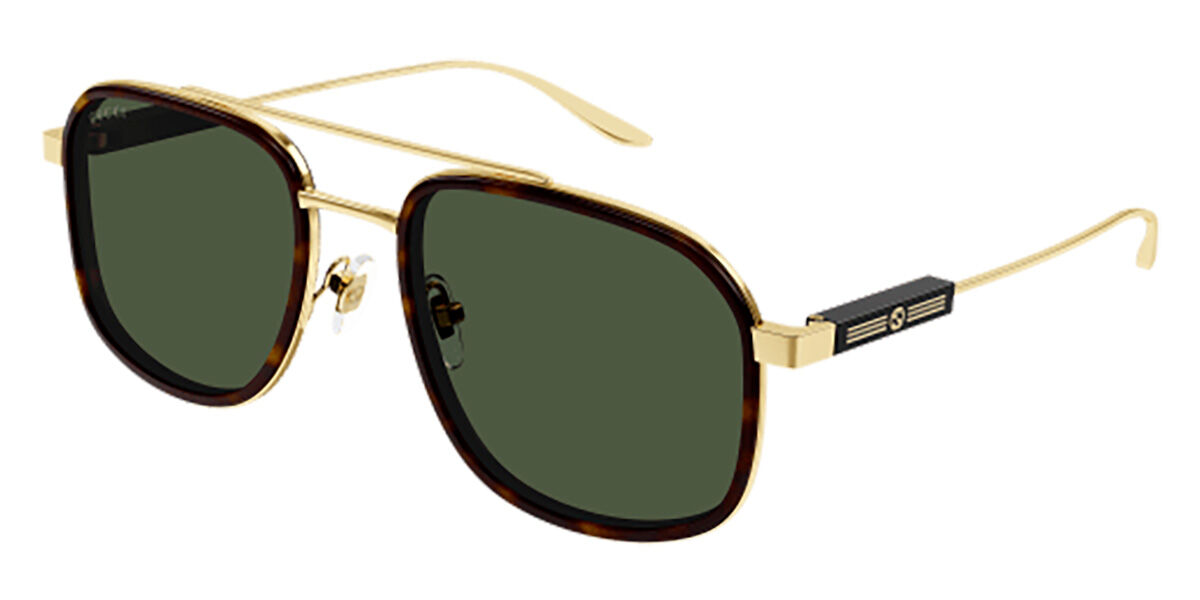 Image of Gucci GG1310S Asian Fit 002 Óculos de Sol Dourados Masculino PRT