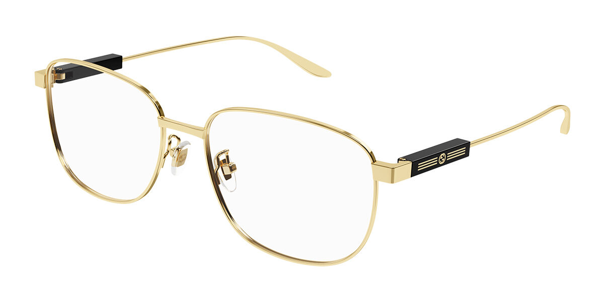 Image of Gucci GG1312O Asian Fit 002 Óculos de Grau Dourados Masculino PRT