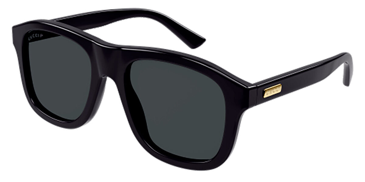 Image of Gucci GG1316S 002 Polarized 54 Lunettes De Soleil Homme Noires FR