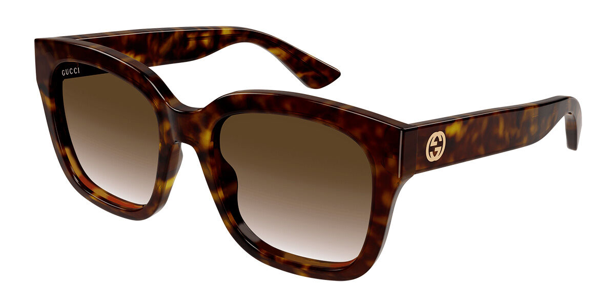 Image of Gucci GG1338SK Asian Fit 002 Óculos de Sol Tortoiseshell Feminino PRT