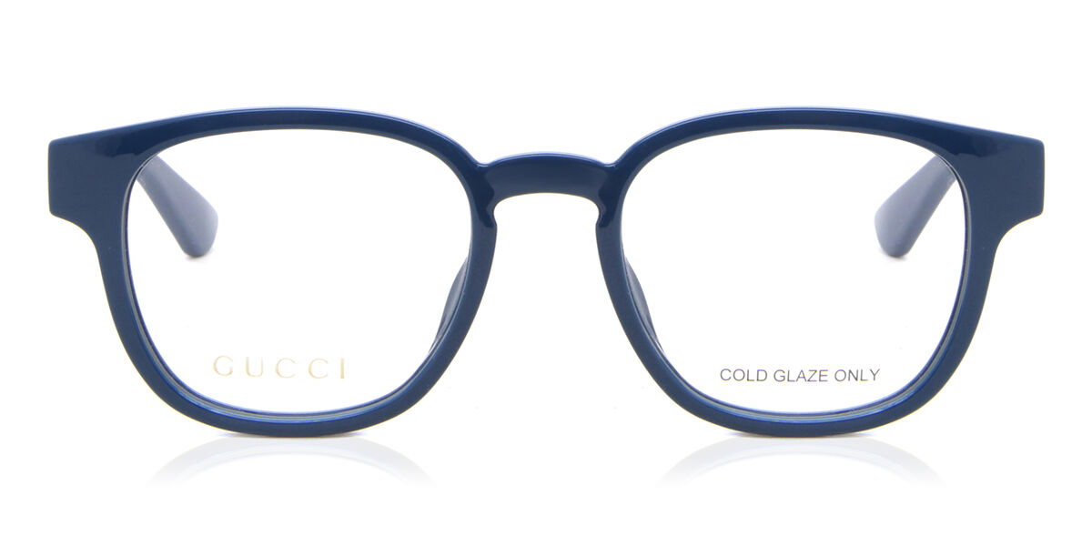 Image of Gucci GG1343O 005 49 Lunettes De Vue Homme Bleues (Seulement Monture) FR