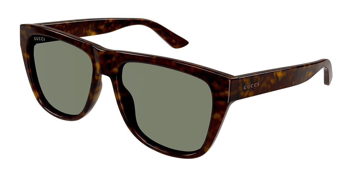 Image of Gucci GG1345S 003 57 Lunettes De Soleil Homme Tortoiseshell FR