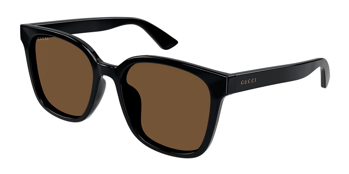 Image of Gucci GG1346SK Asian Fit 005 Óculos de Sol Pretos Masculino PRT
