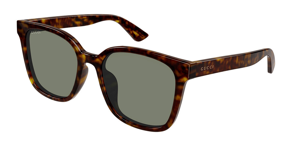 Image of Gucci GG1346SK Formato Asiático 003 Óculos de Sol Tortoiseshell Masculino BRLPT