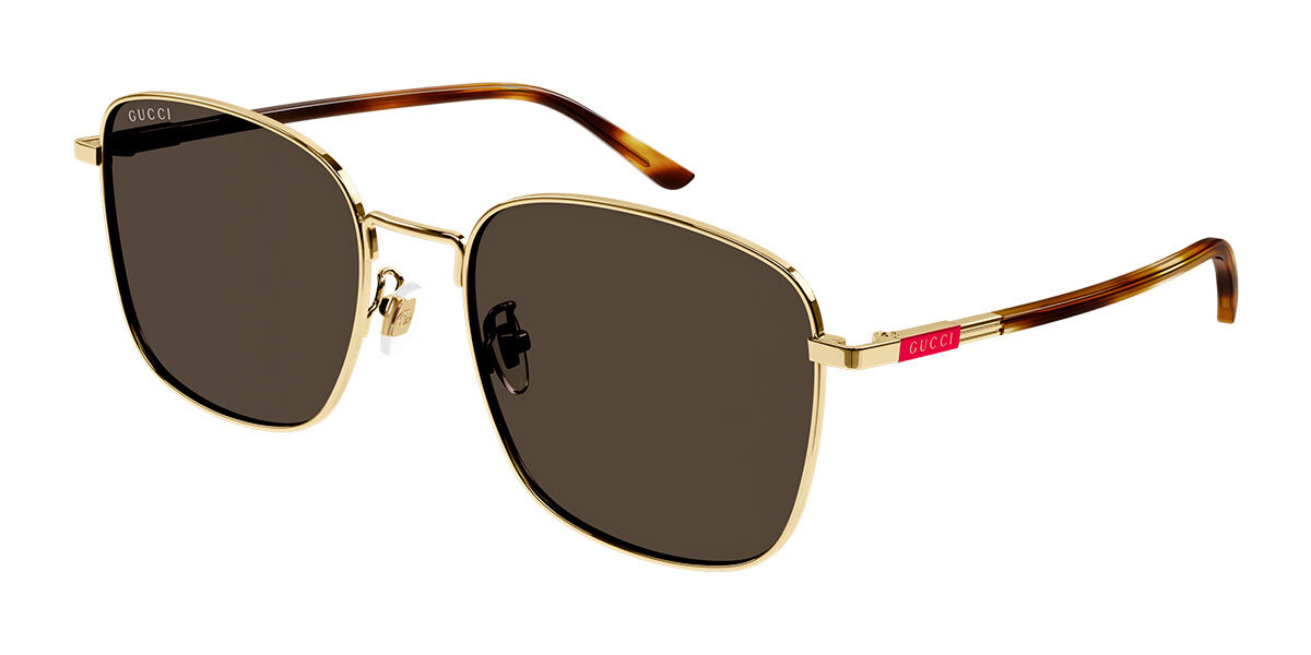 Image of Gucci GG1350S 002 Óculos de Sol Dourados Masculino PRT