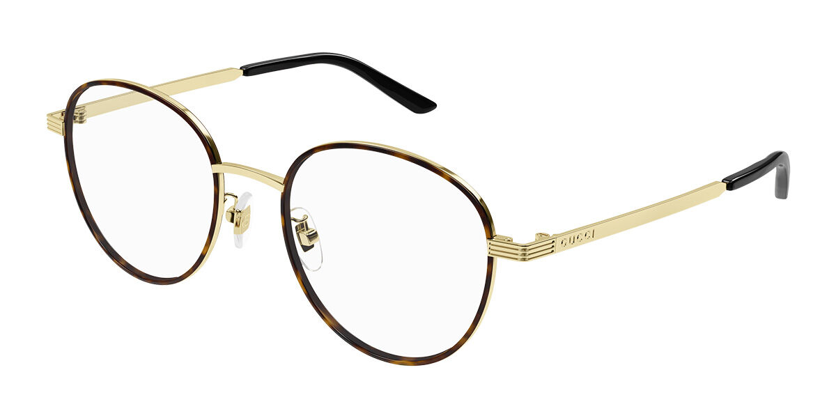 Image of Gucci GG1353OA Asian Fit 002 Óculos de Grau Tortoiseshell Masculino PRT