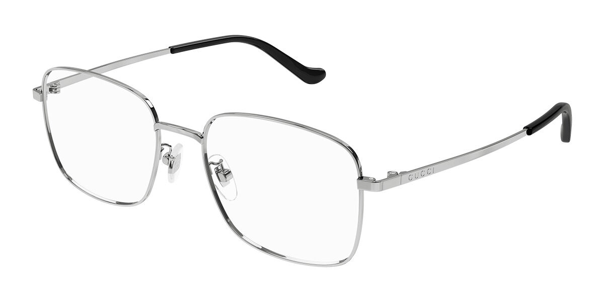 Image of Gucci GG1355OA Asian Fit 003 Óculos de Grau Prata Masculino PRT