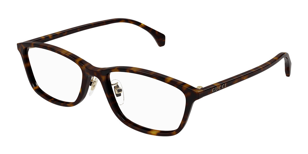 Image of Gucci GG1356OJ Formato Asiático 002 Óculos de Grau Tortoiseshell Masculino BRLPT