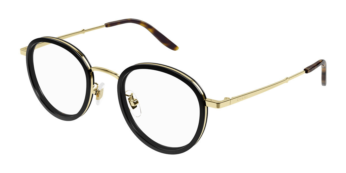 Image of Gucci GG1357OJ Asian Fit 001 Óculos de Grau Dourados Masculino PRT