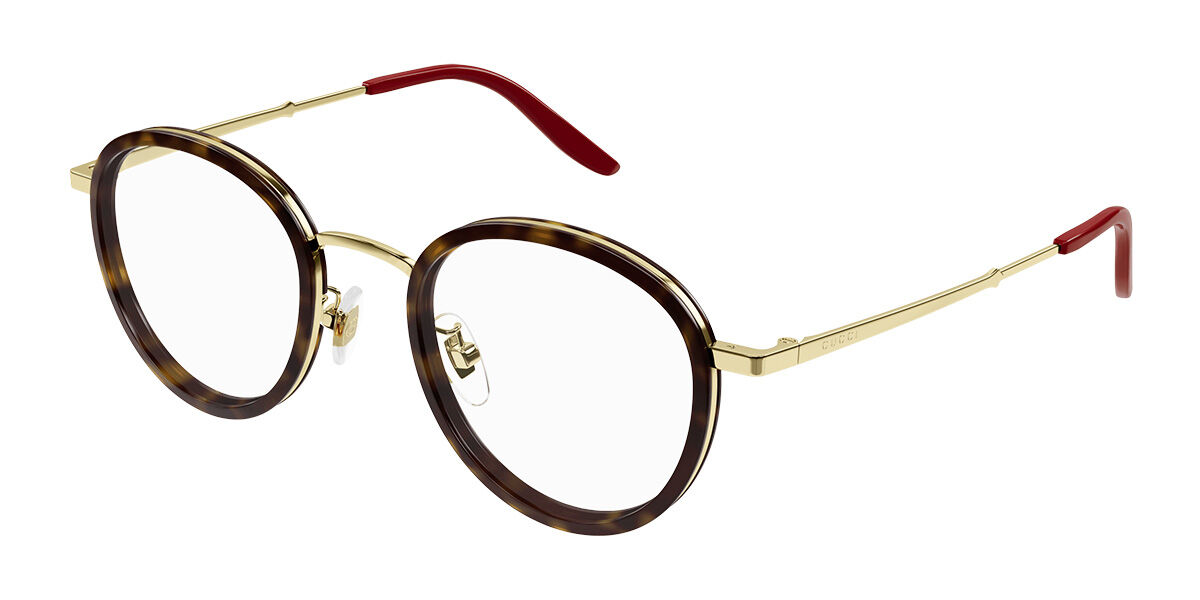 Image of Gucci GG1357OJ Asian Fit 004 Óculos de Grau Tortoiseshell Masculino PRT