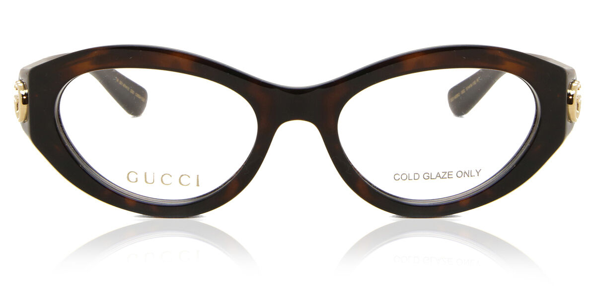 Image of Gucci GG1405O 002 51 Lunettes De Vue Femme Tortoiseshell (Seulement Monture) FR