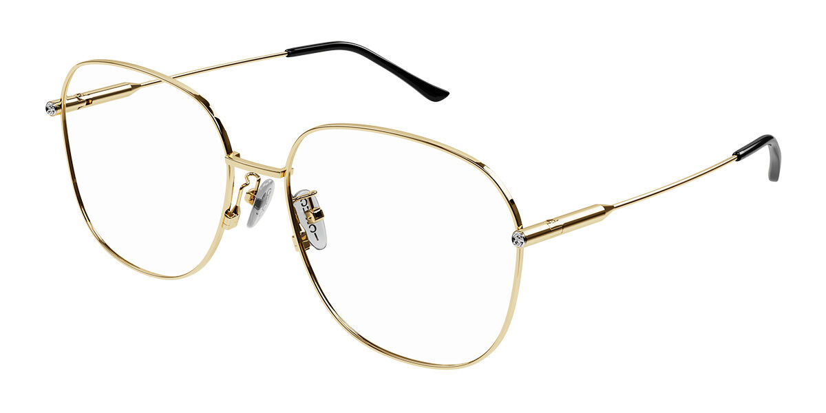 Image of Gucci GG1417OA Asian Fit 001 Óculos de Grau Dourados Feminino PRT