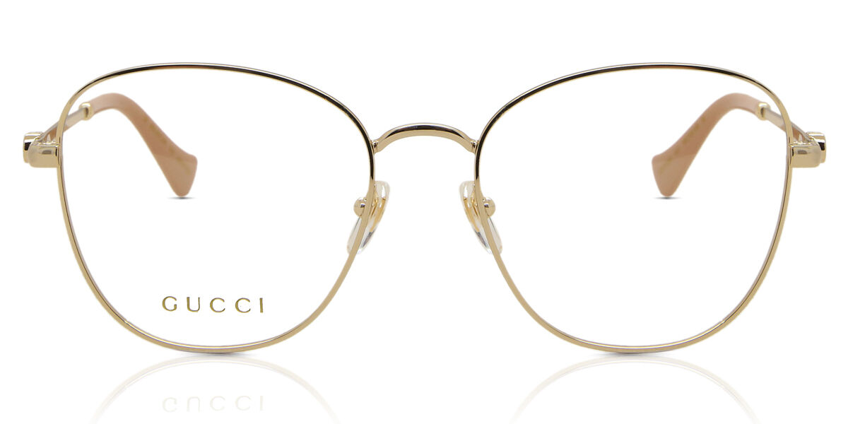 Image of Gucci GG1418O 003 Óculos de Grau Dourados Feminino BRLPT