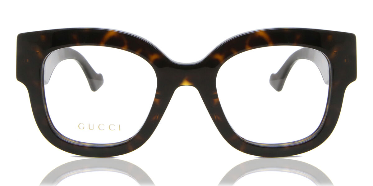 Image of Gucci GG1423O 002 Óculos de Grau Tortoiseshell Feminino BRLPT