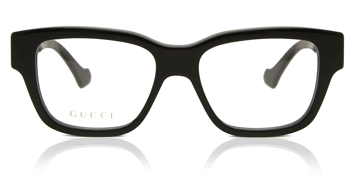 Image of Gucci GG1428O 001 Óculos de Grau Pretos Masculino BRLPT
