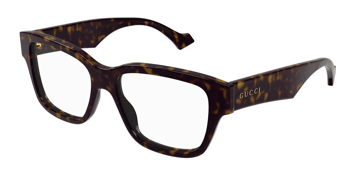 Image of Gucci GG1428O 002 Óculos de Grau Tortoiseshell Masculino BRLPT
